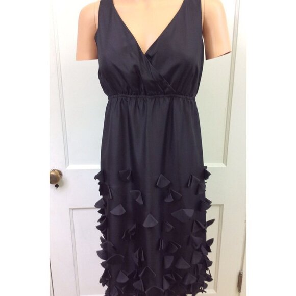 Garnet Hill Silk Dress Sleeveless Womens 4 - Picture 7 of 9